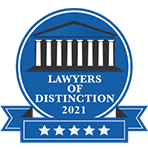 Lawyers of Distinction for 2021.