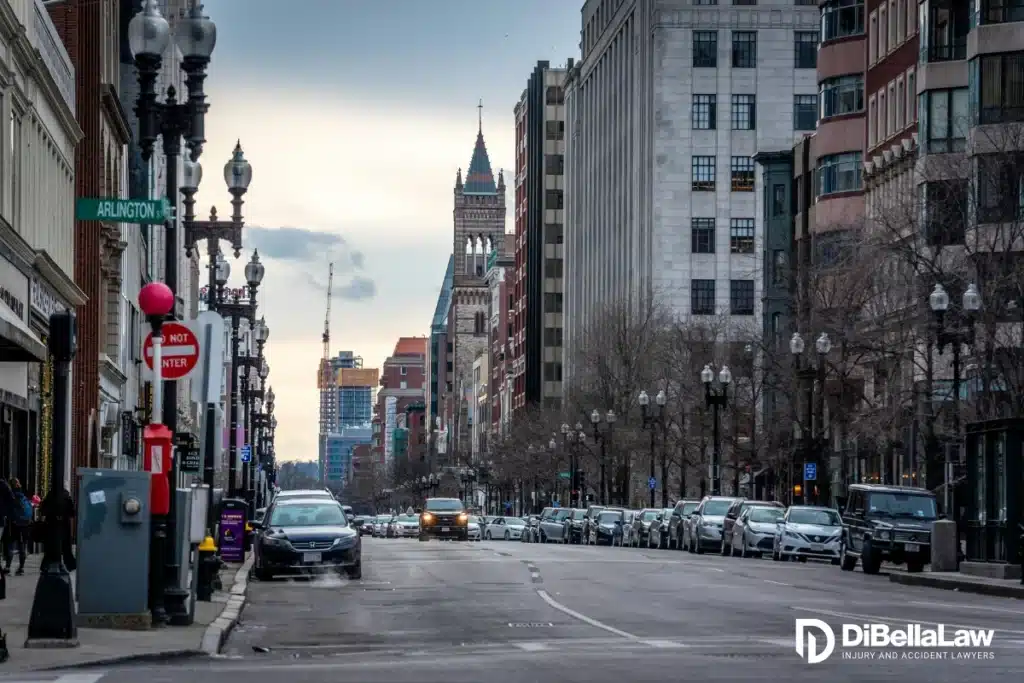 Arlington St in Boston