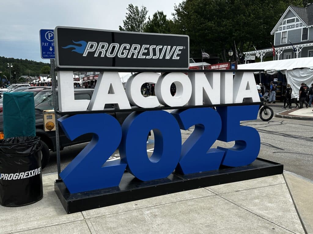 Laconia Bike Week 2025 Sign (Sponsored by Progressive)
