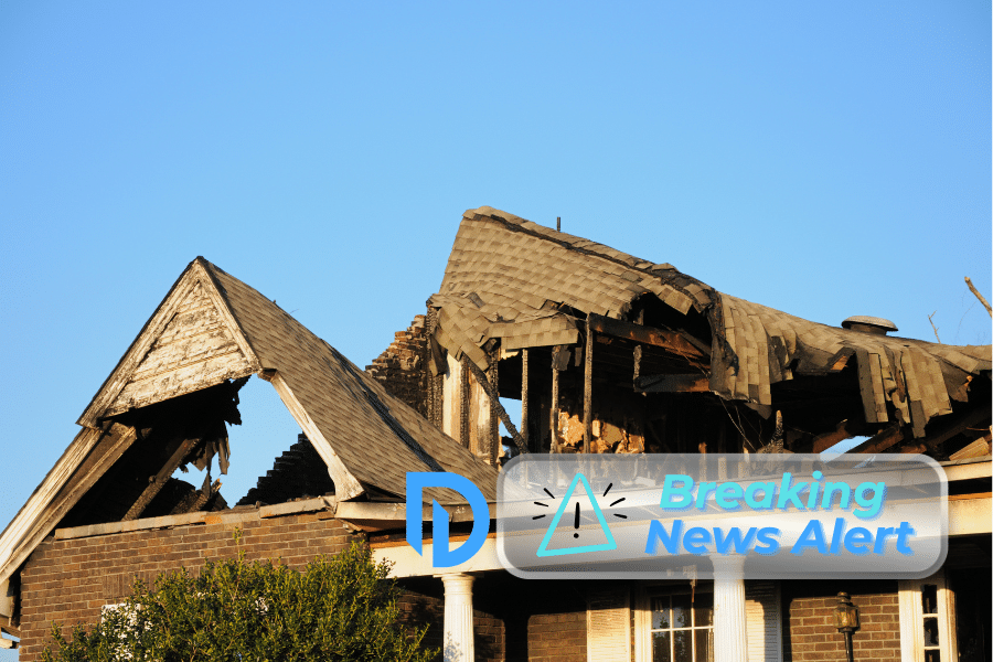 Dartmouth home damaged by an explosion that caused a fire