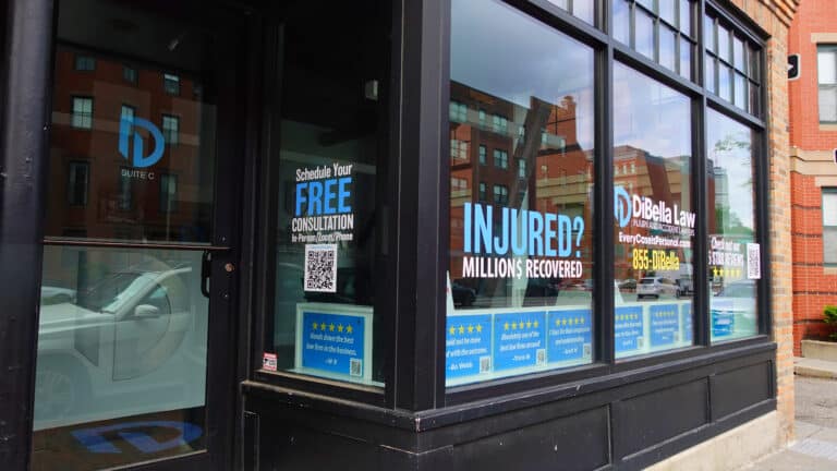 Entrance to the Boston personal injury office