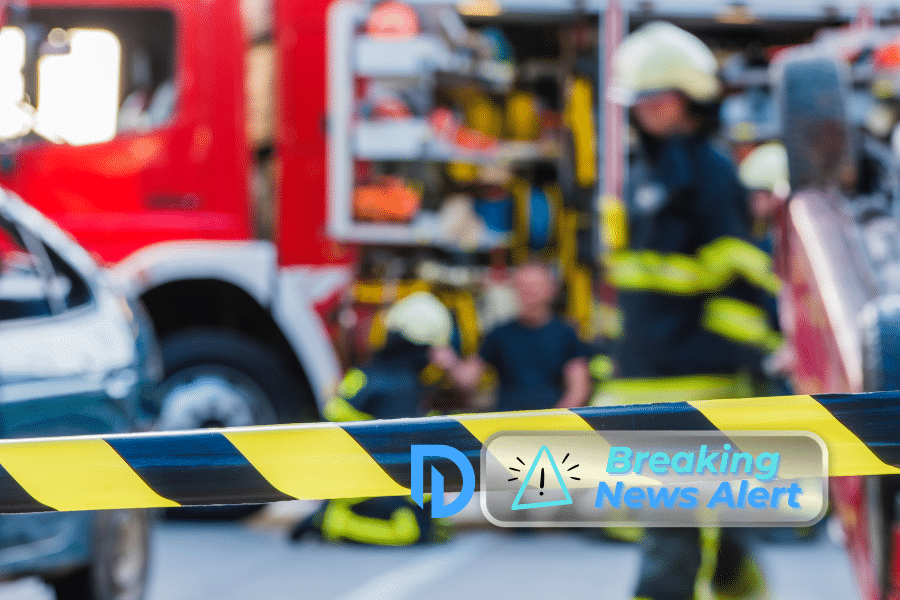 victims being treated after Truck Accident