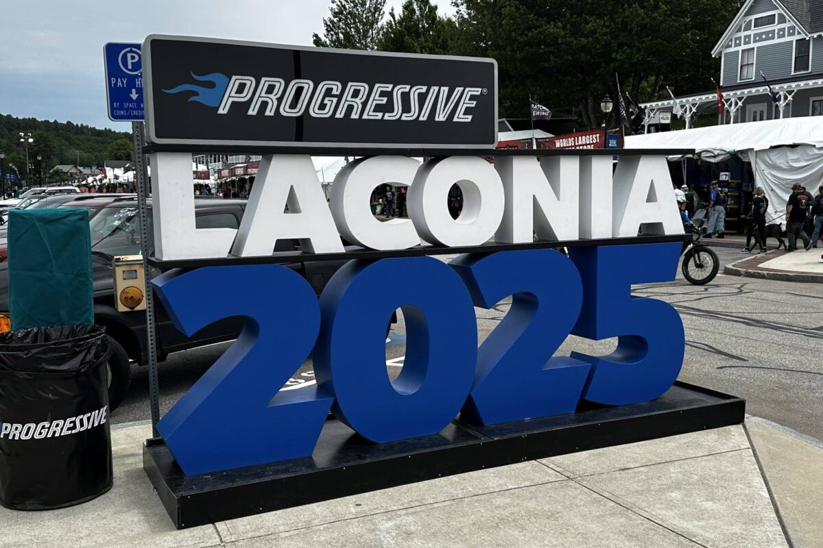 Laconia Bike Week 2025 Sign (Sponsored by Progressive)